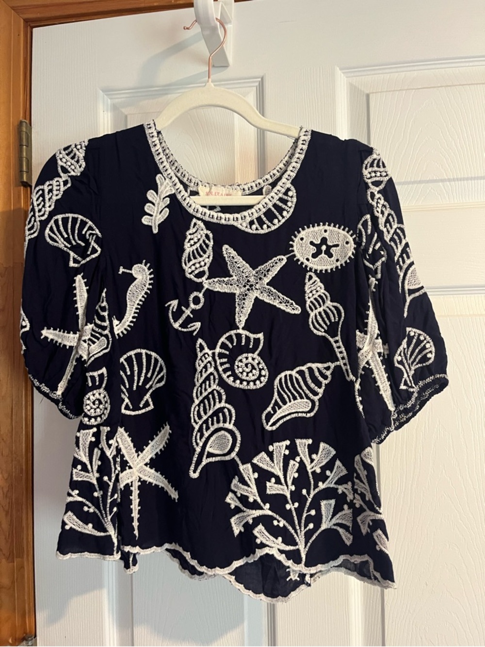 Nautical Blouse- worn twice